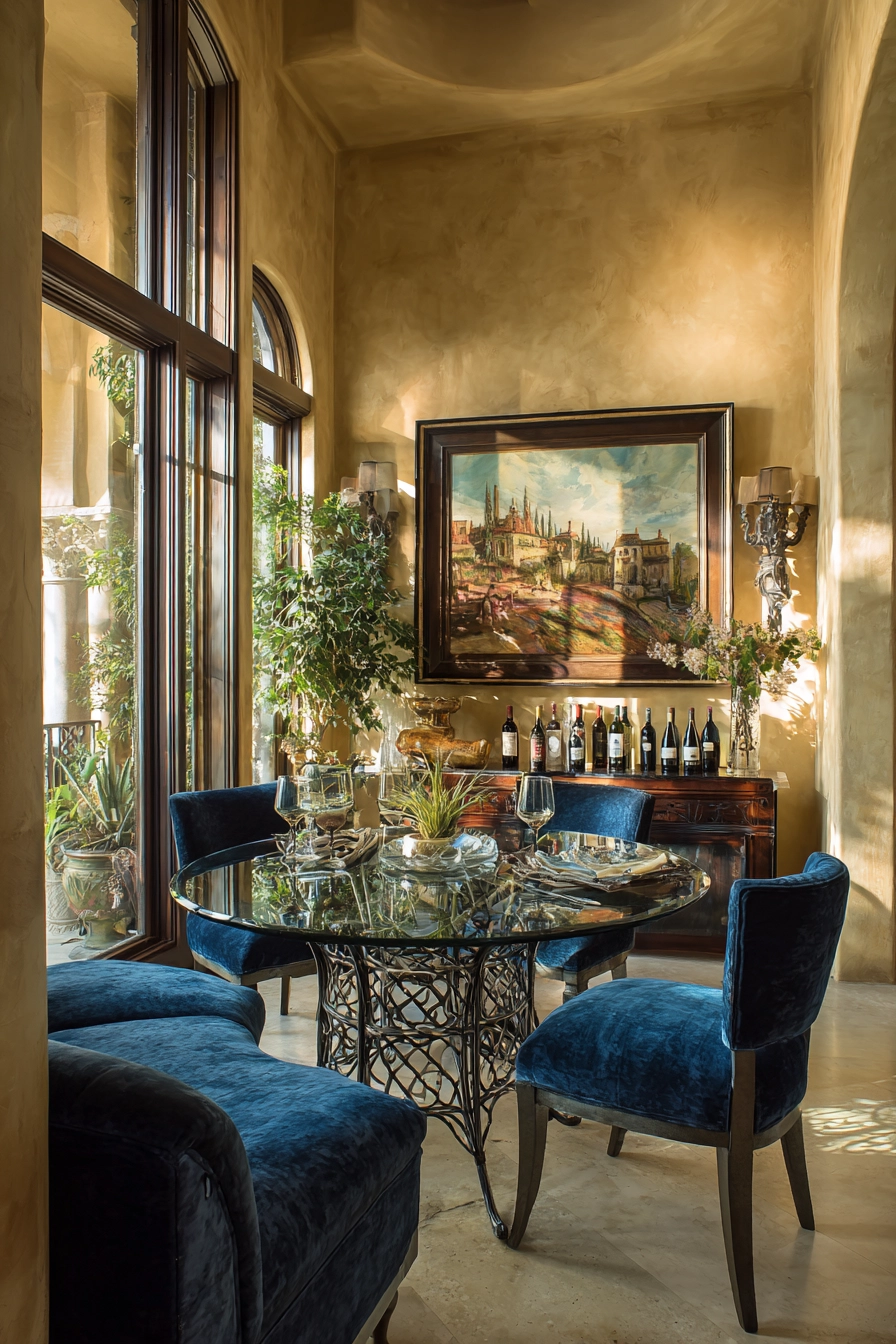mediterranean dining room 21