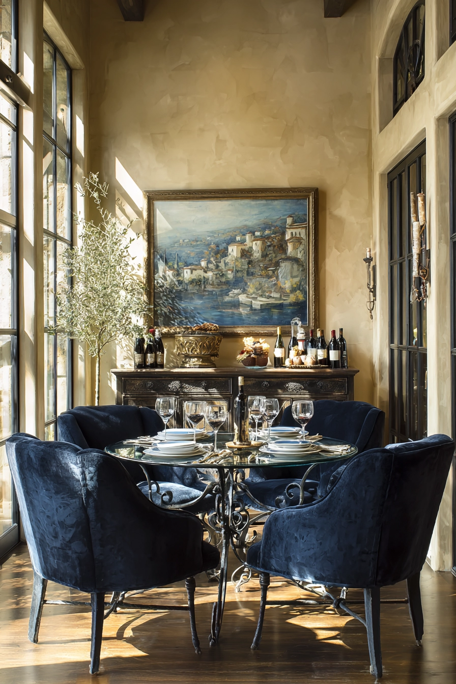 mediterranean dining room 22