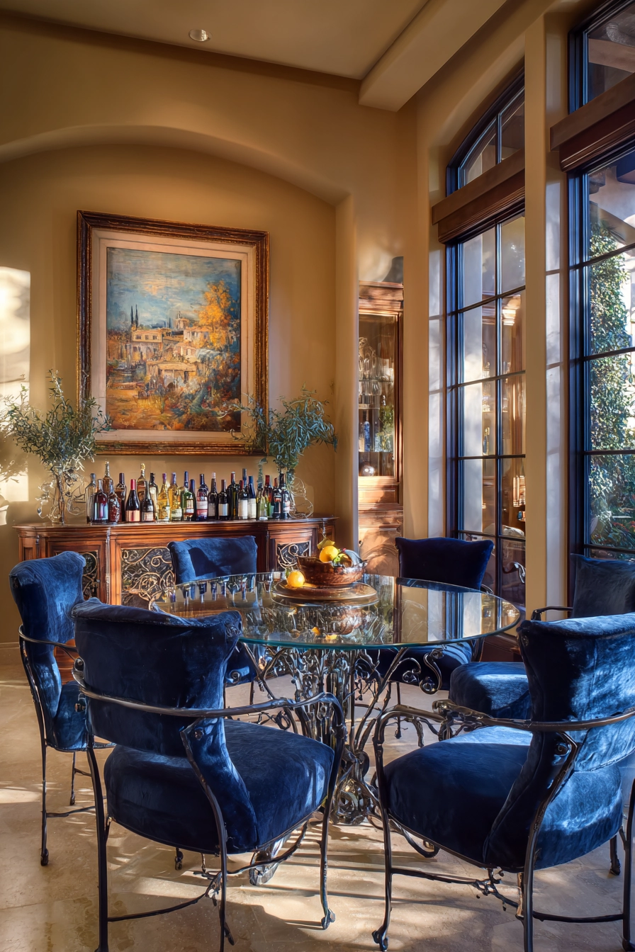 mediterranean dining room 23