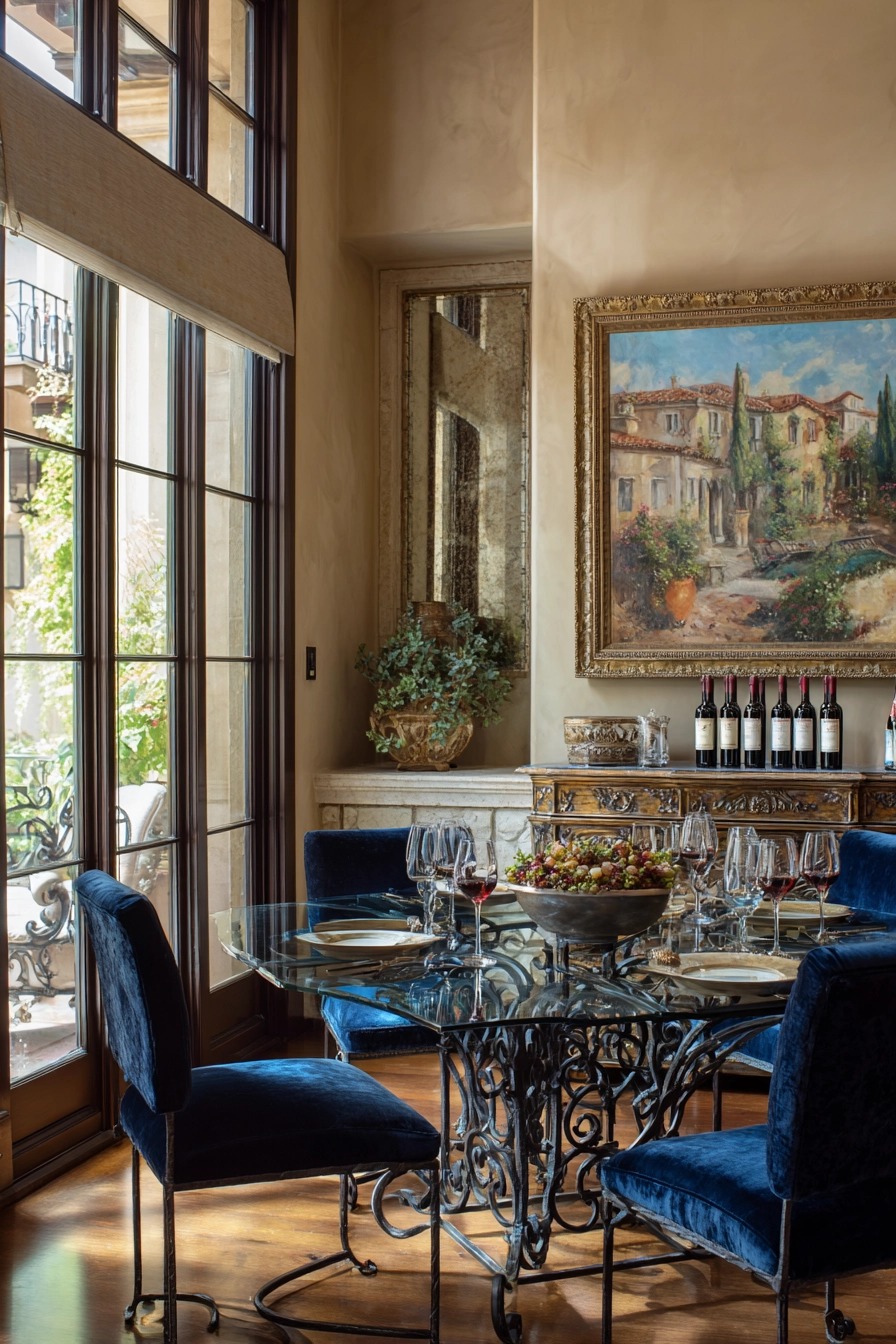 mediterranean dining room 24