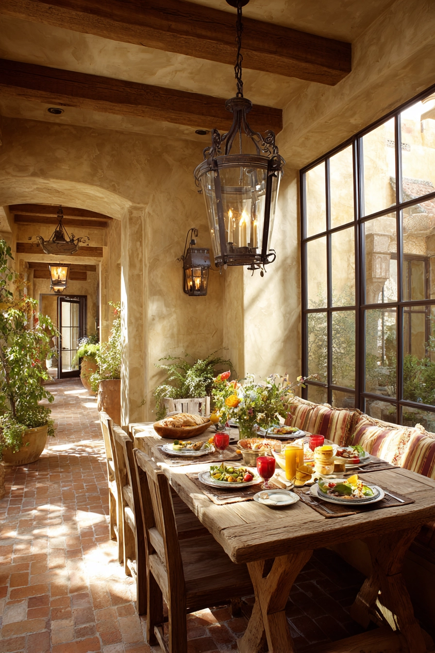 mediterranean dining room 27