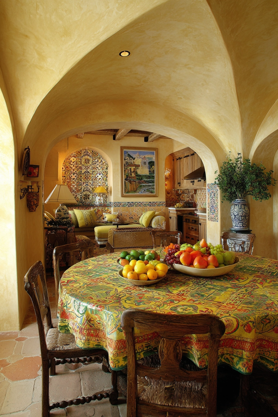 mediterranean dining room 36