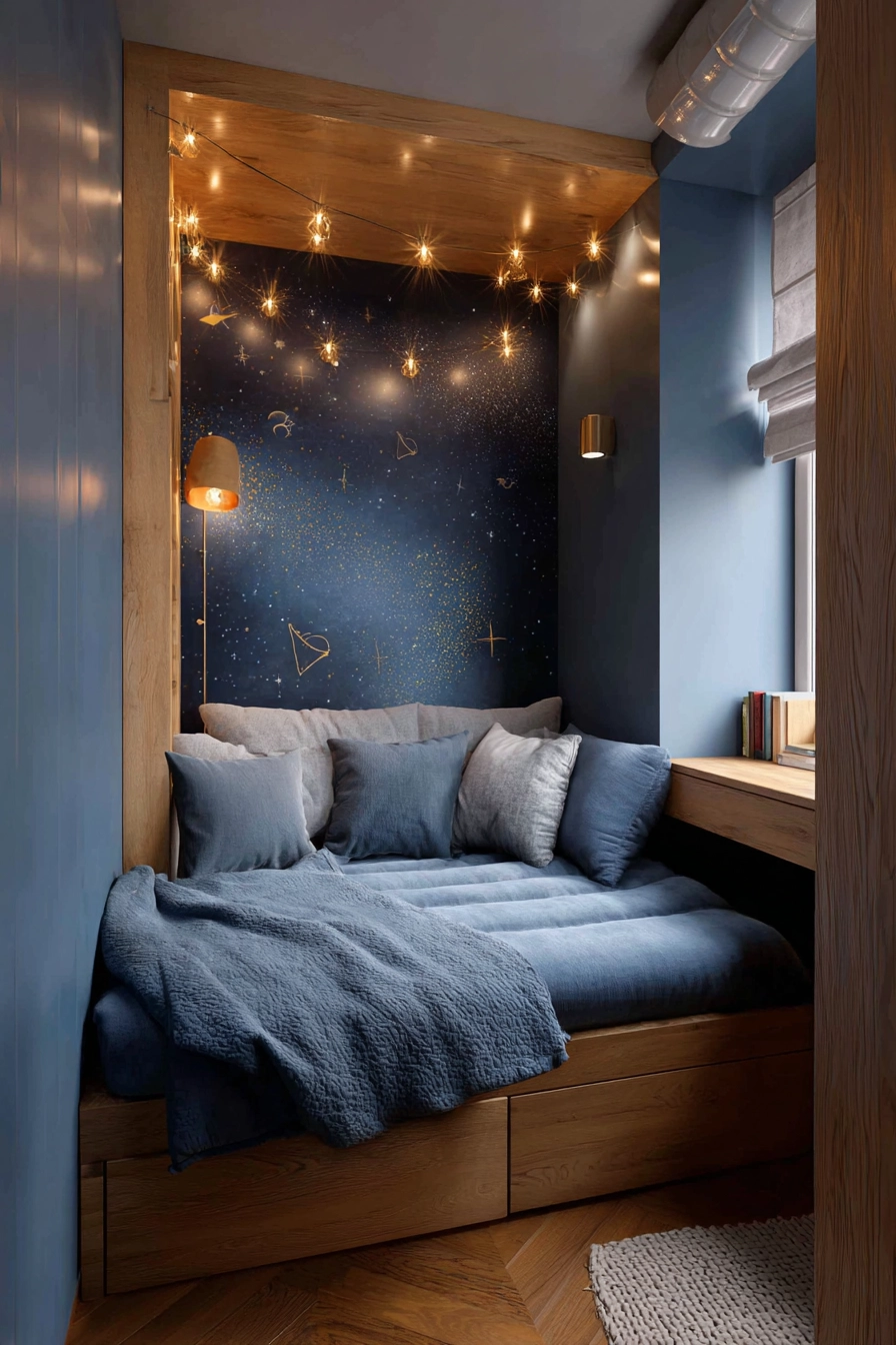 midnight blue bedroom 15