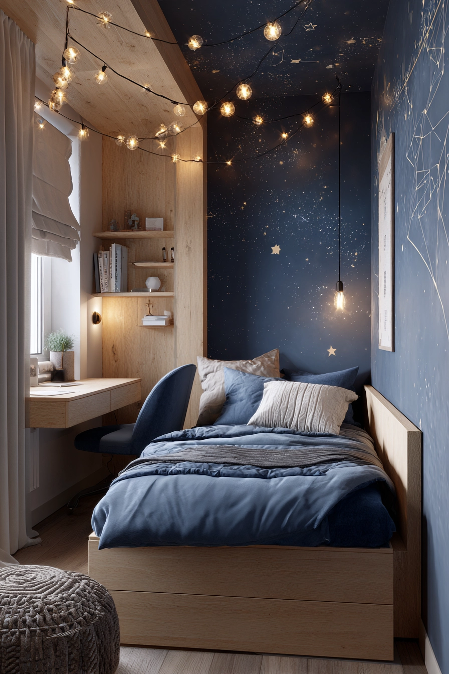 midnight blue bedroom 16