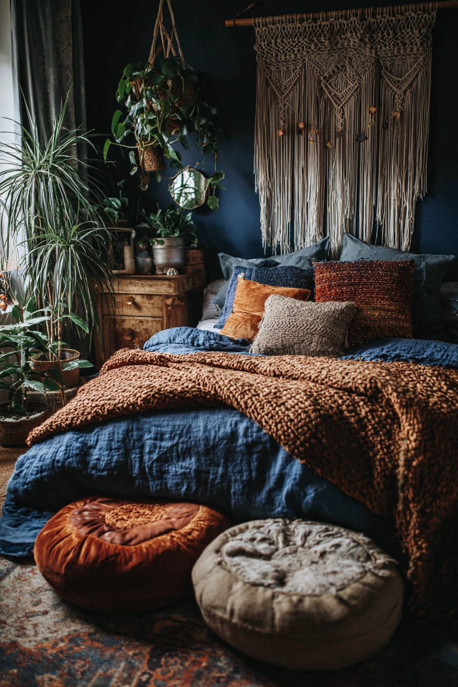 midnight blue bedroom 18