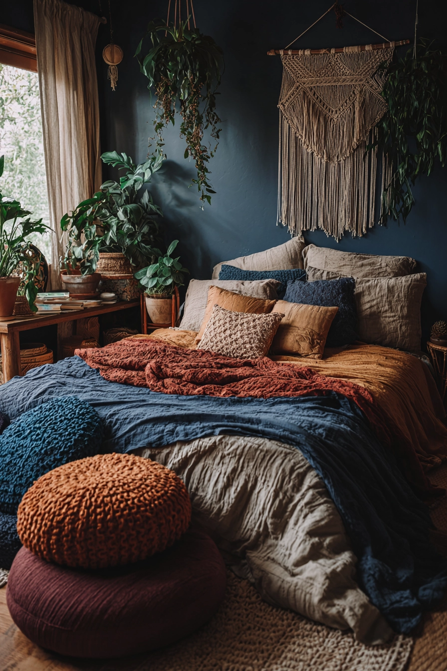 midnight blue bedroom 19