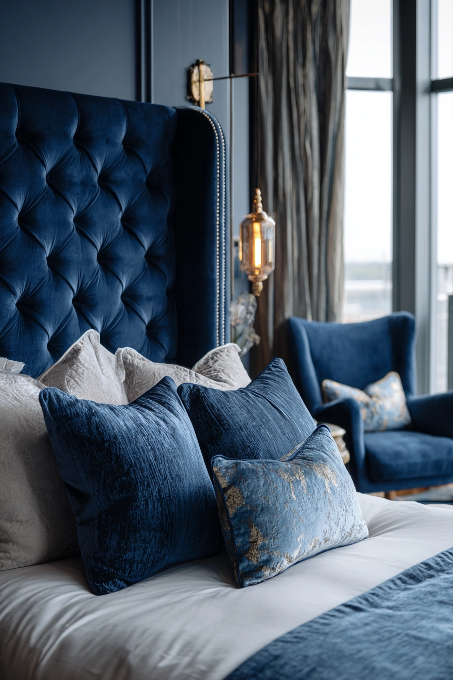 midnight blue bedroom 2