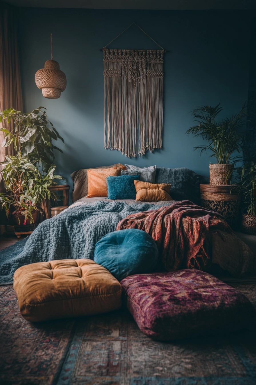 midnight blue bedroom 20