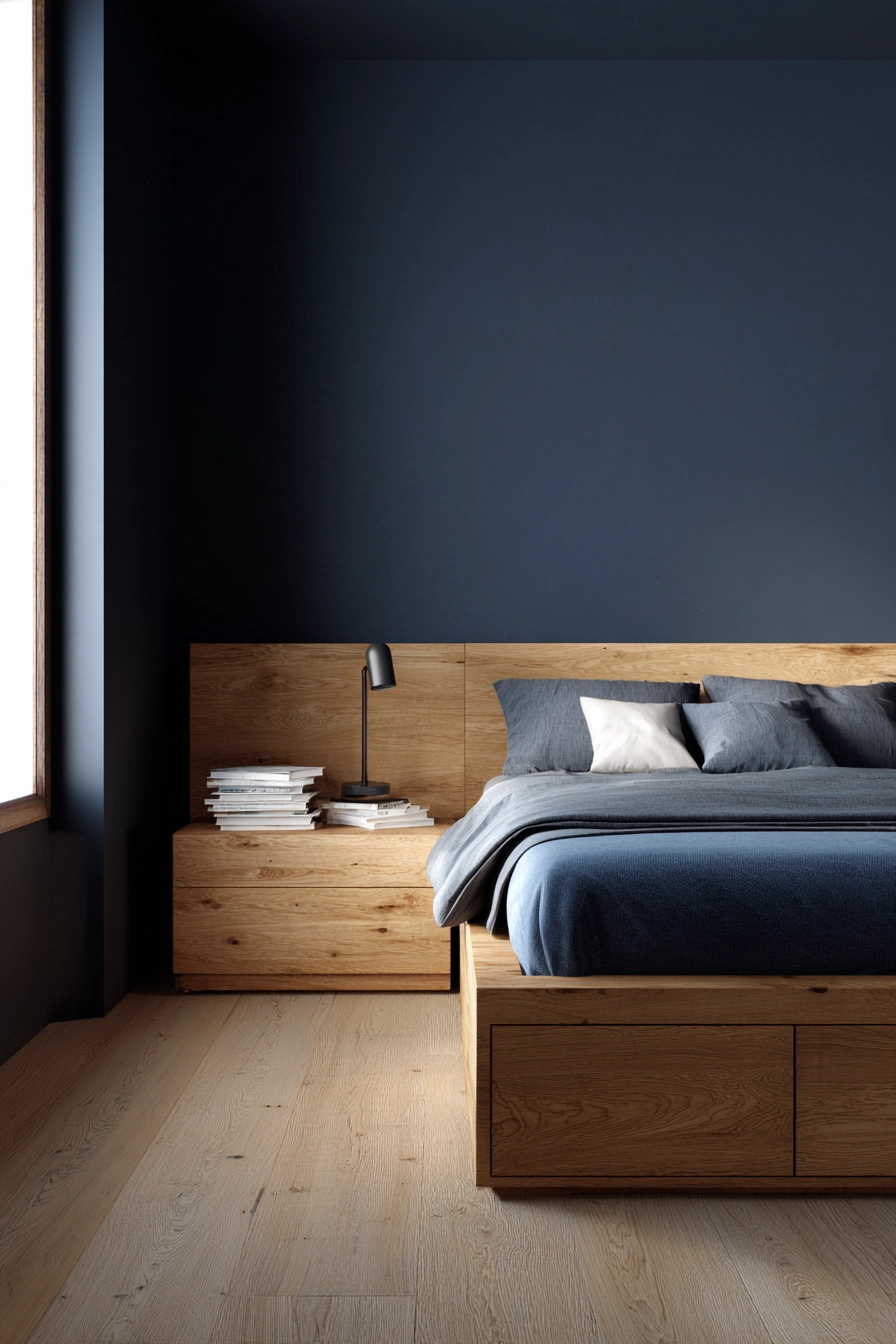 midnight blue bedroom 23