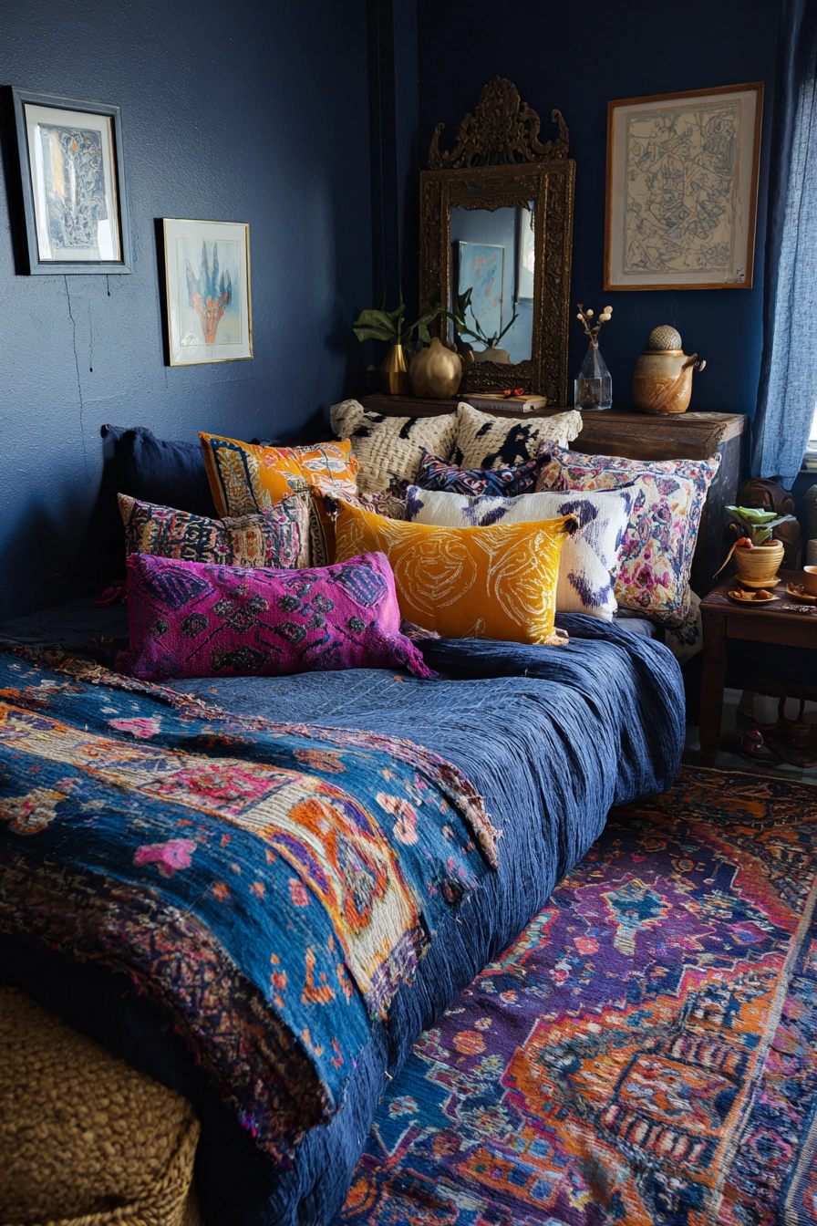 midnight blue bedroom 27