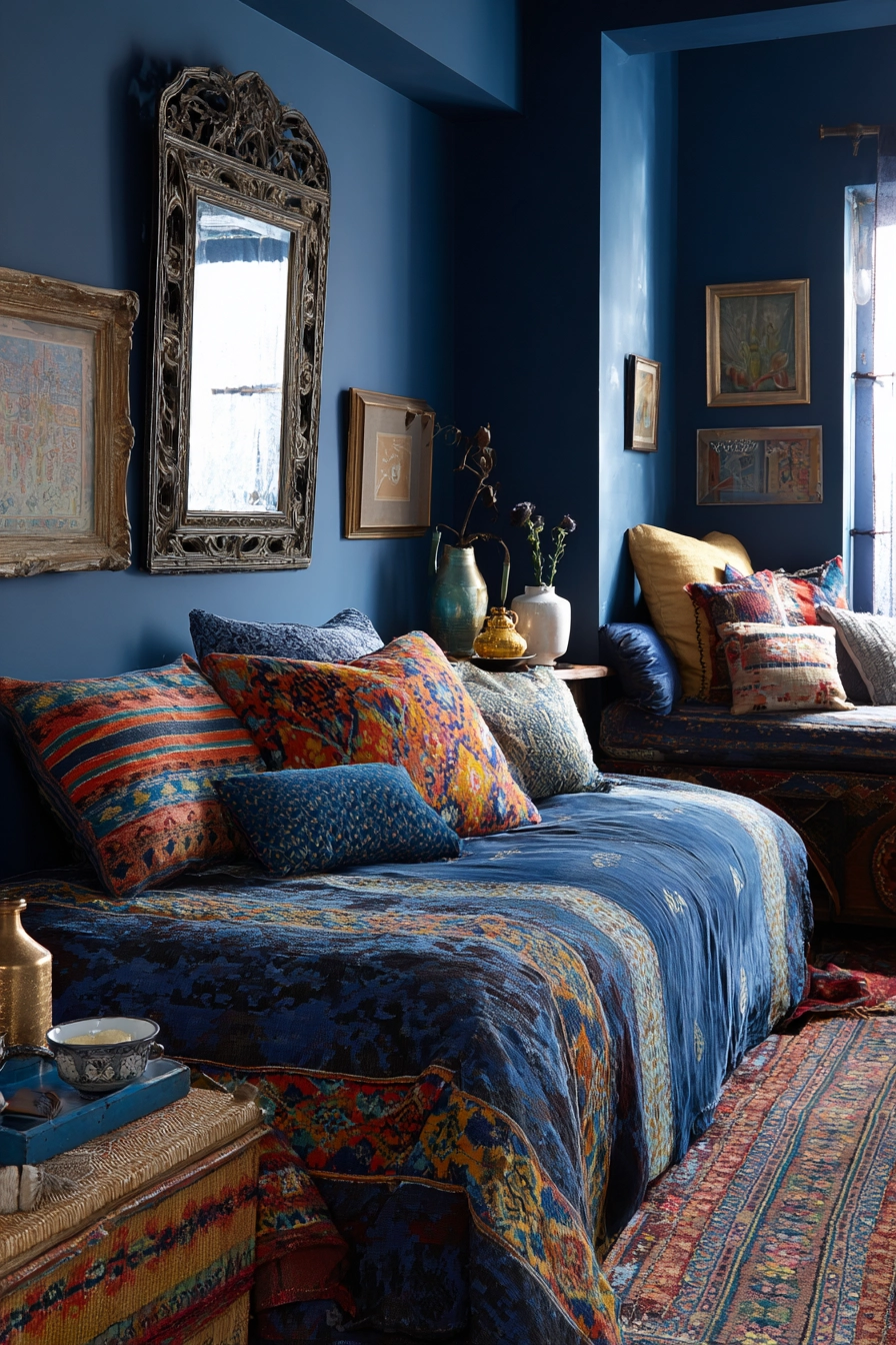 midnight blue bedroom 28