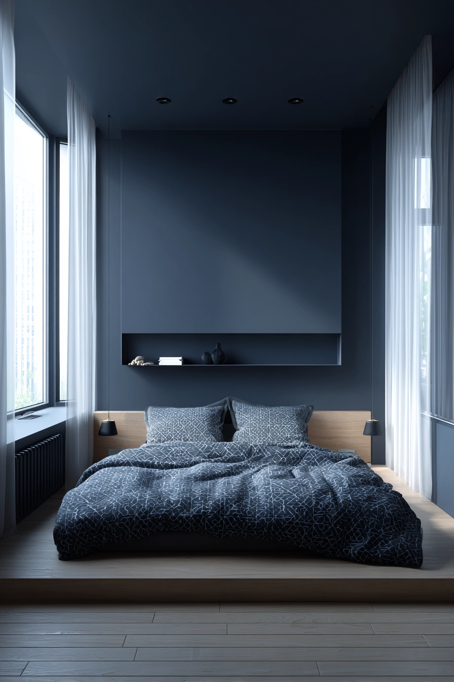 midnight blue bedroom 6