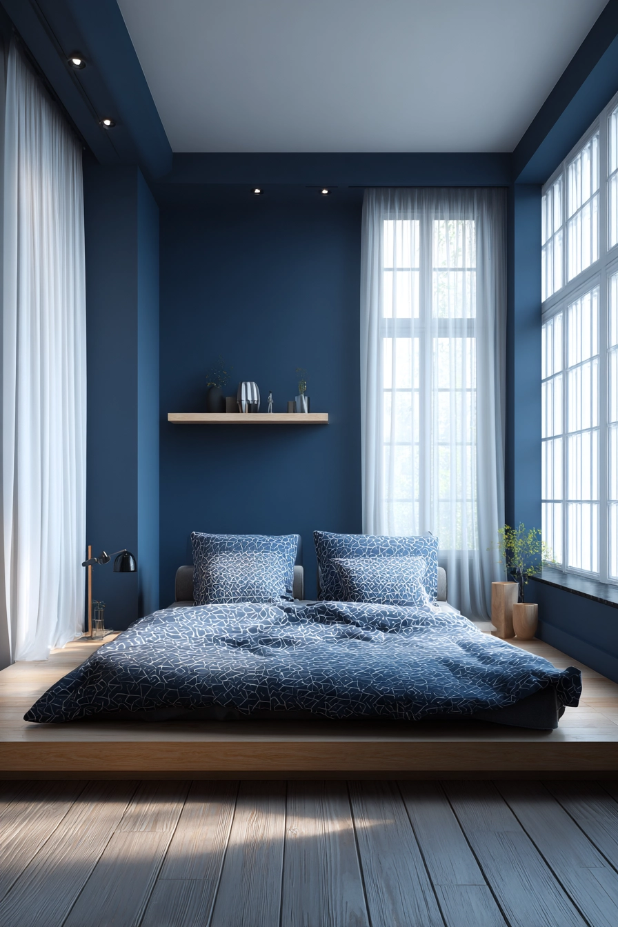 midnight blue bedroom 7