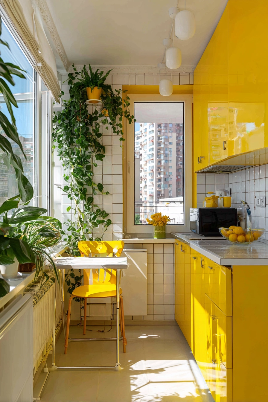 mini kitchen ideas small spaces 34