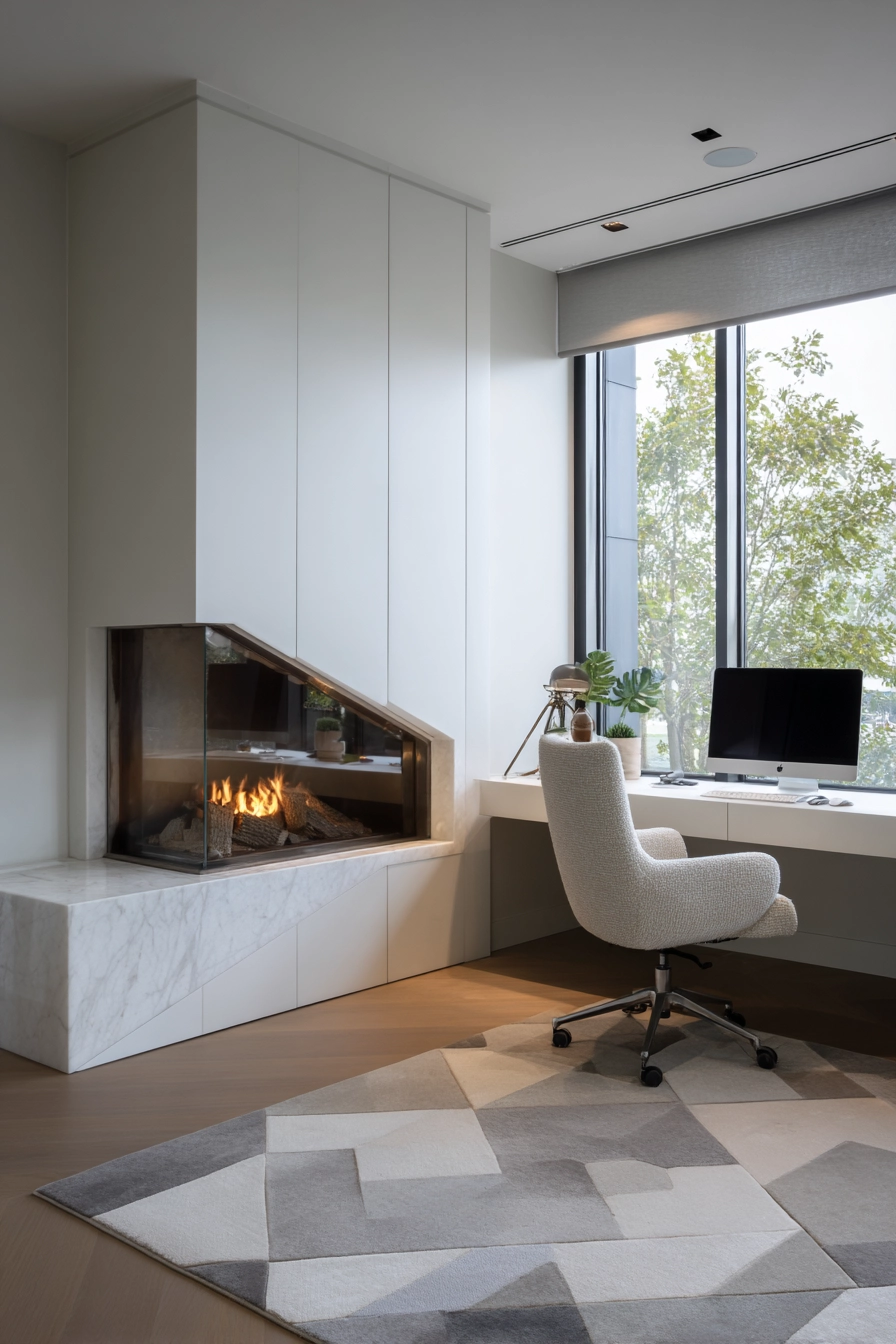 modern fireplace ideas 17