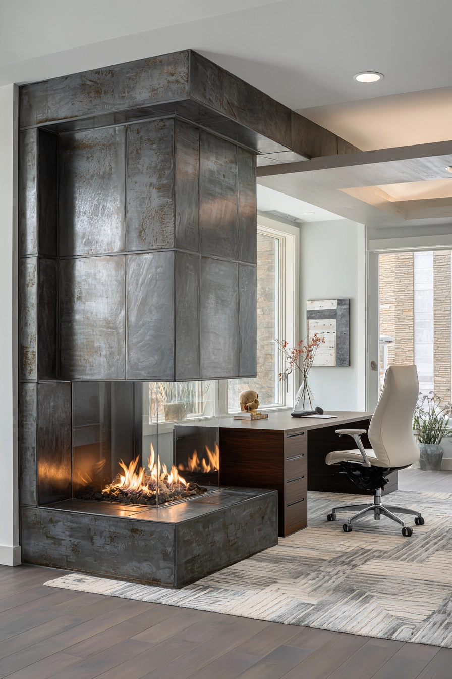 modern fireplace ideas 18