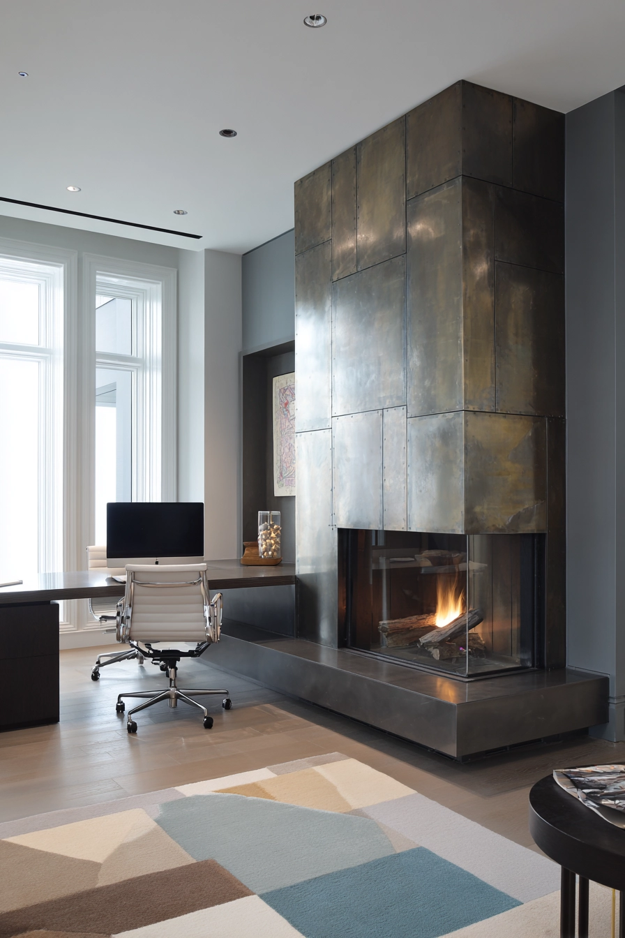 modern fireplace ideas 19