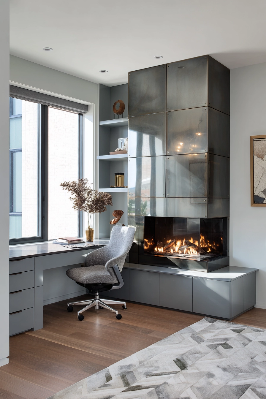 modern fireplace ideas 20