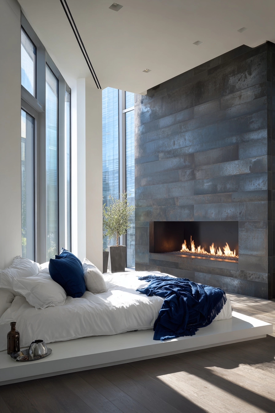 modern fireplace ideas 21