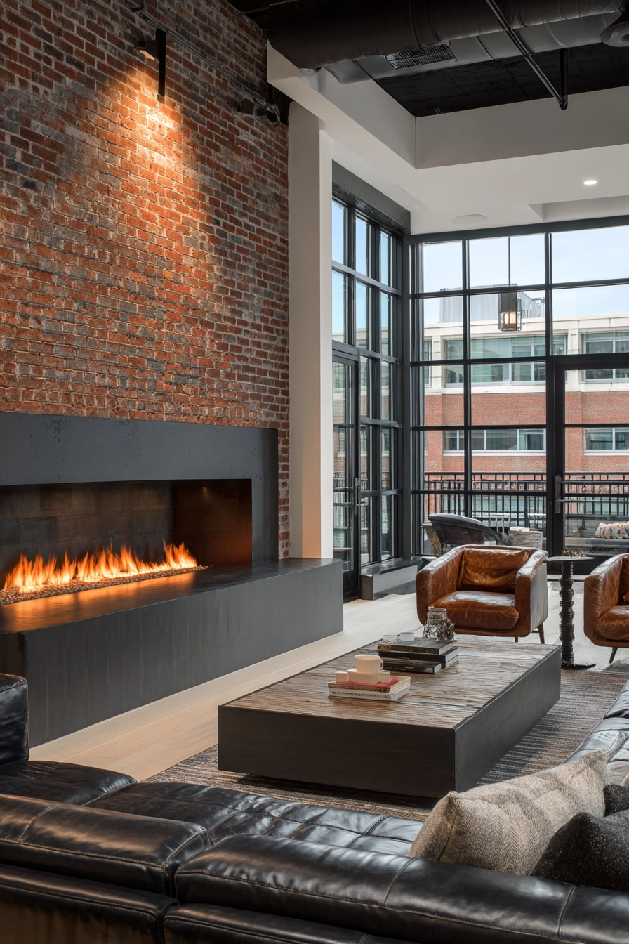 modern fireplace ideas 29