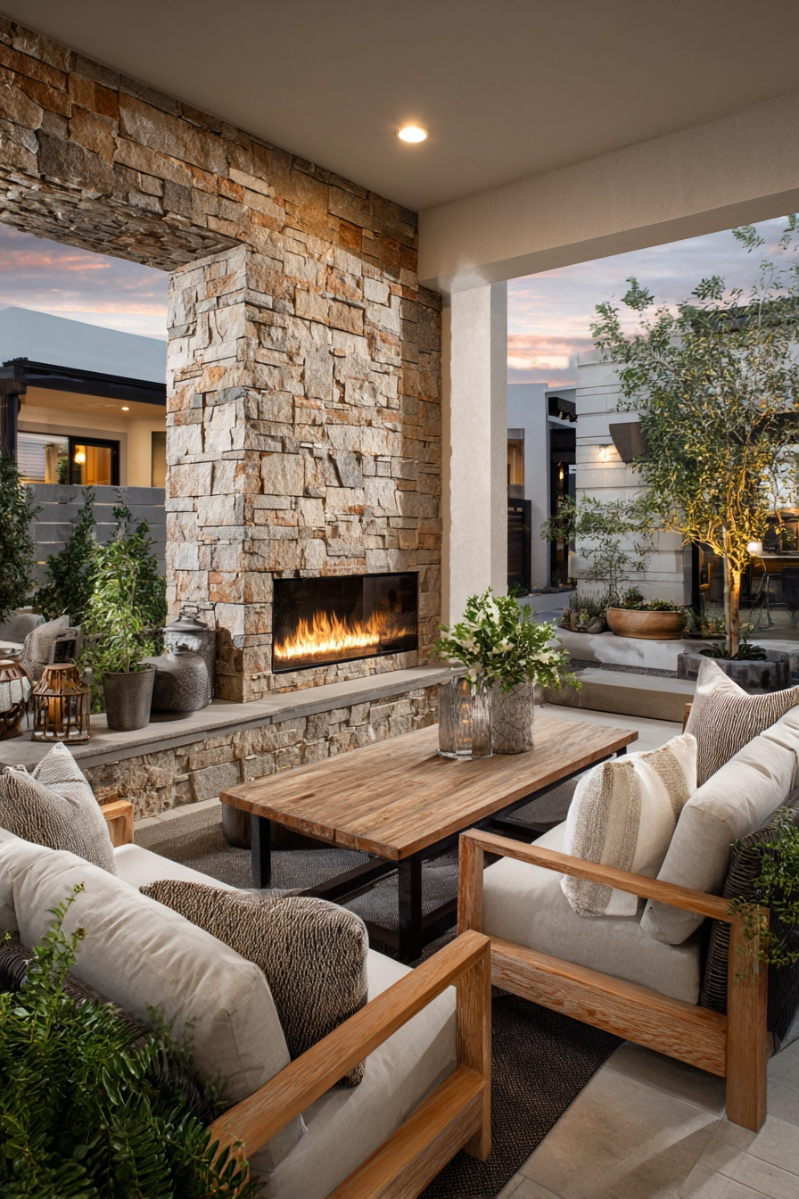 modern fireplace ideas 34