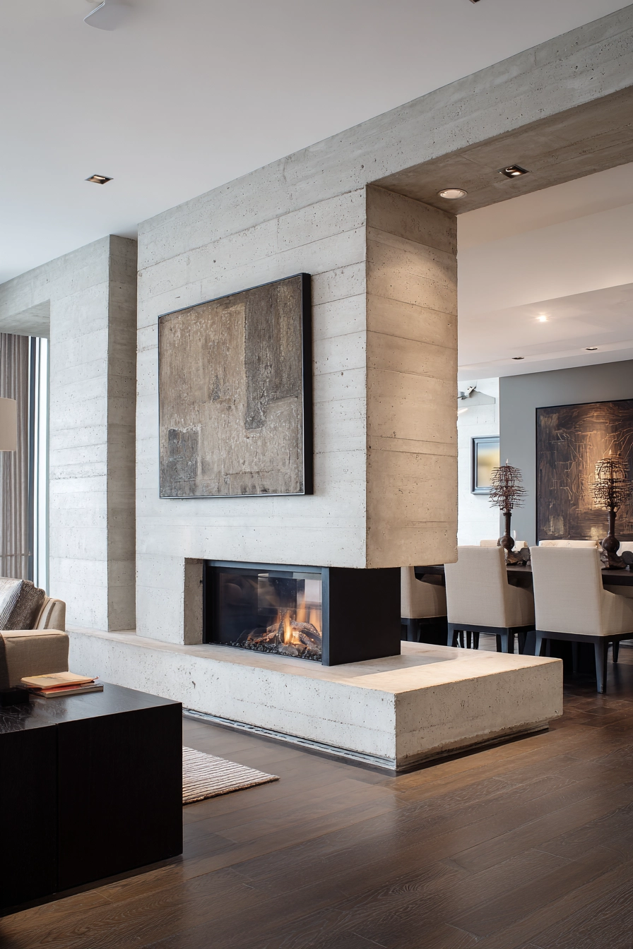 modern fireplace ideas 9