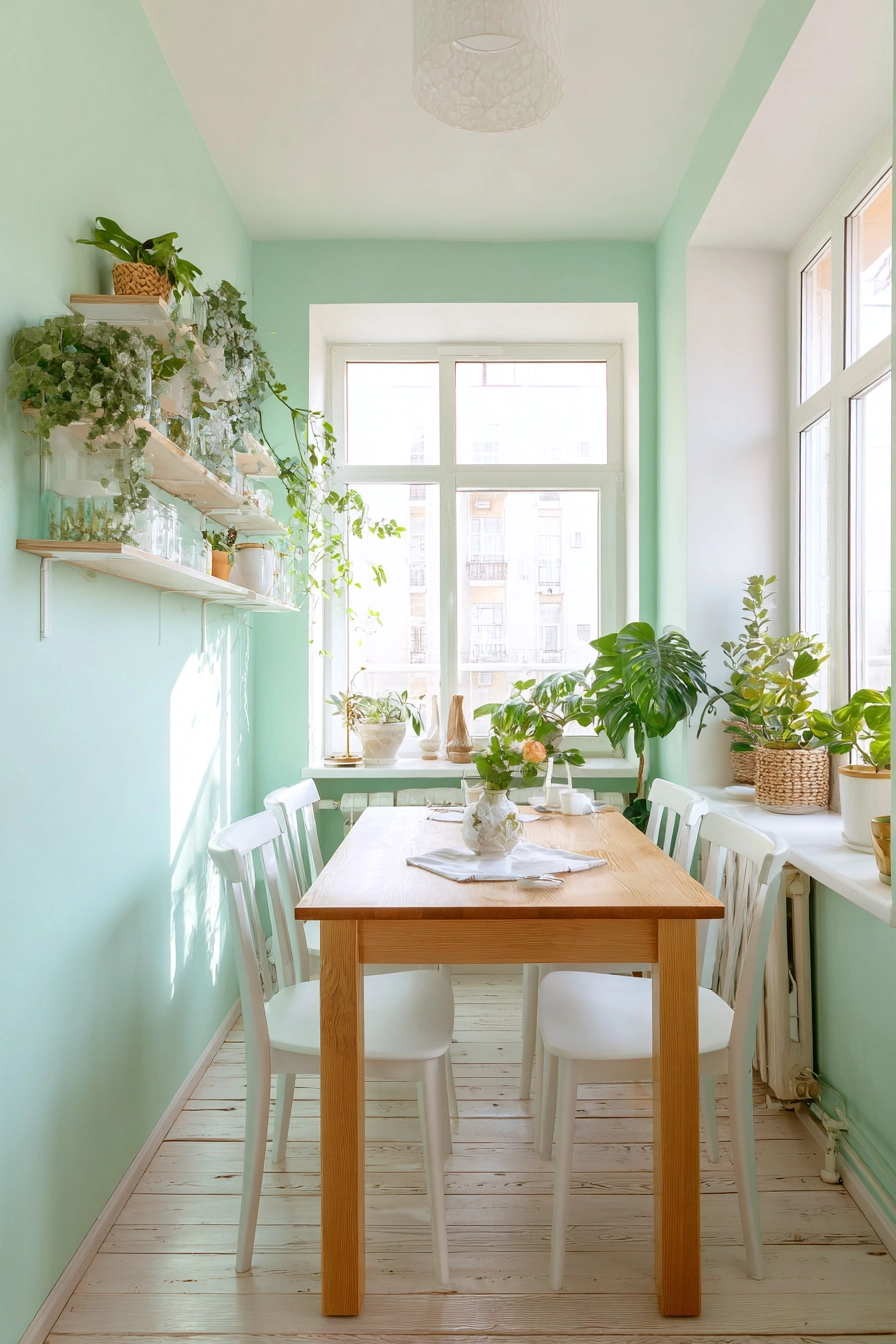 narrow dining room ideas 15