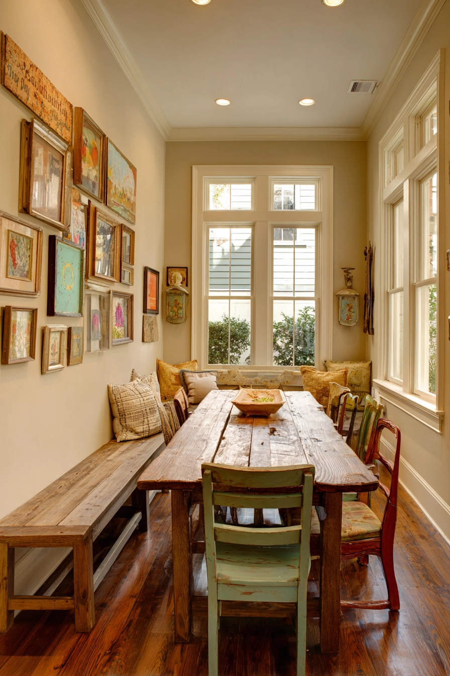 narrow dining room ideas 4