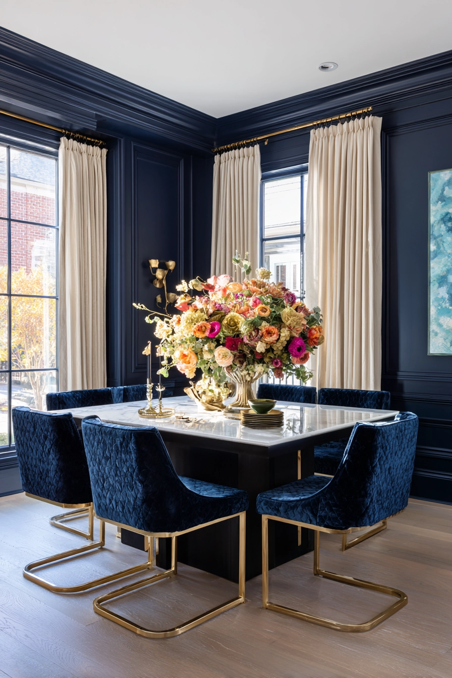 navy dining room 28