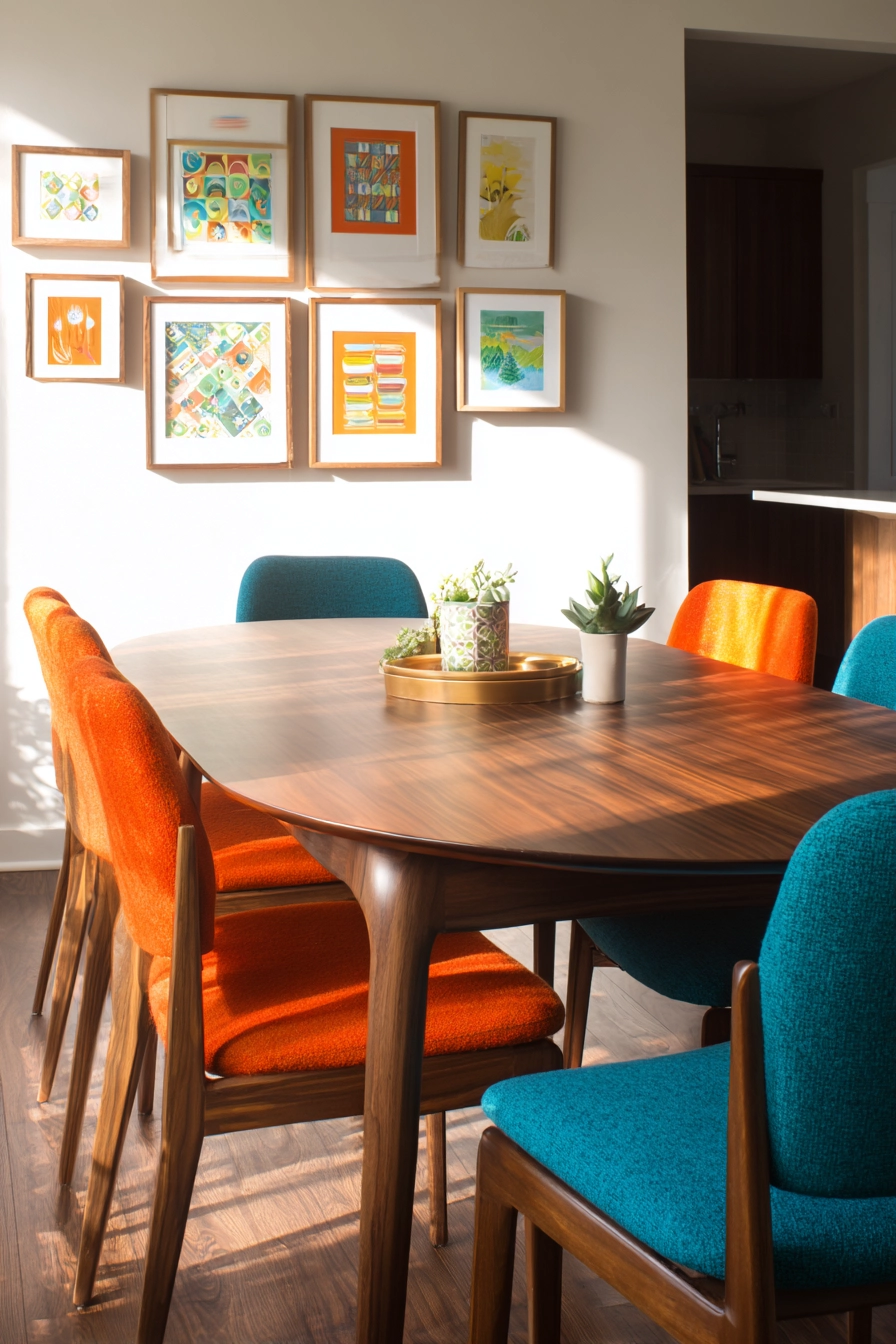 oval dining room table 14