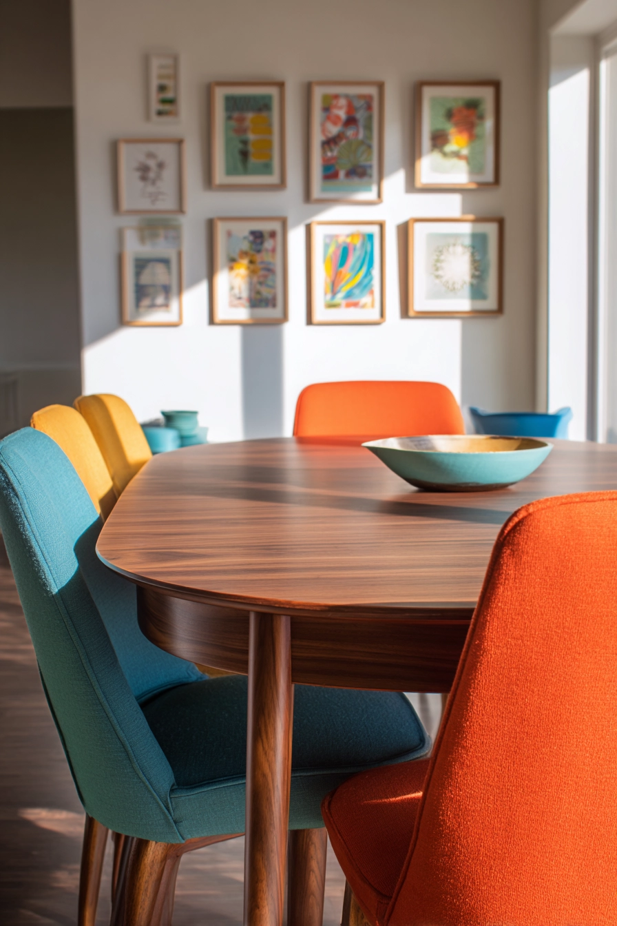 oval dining room table 15