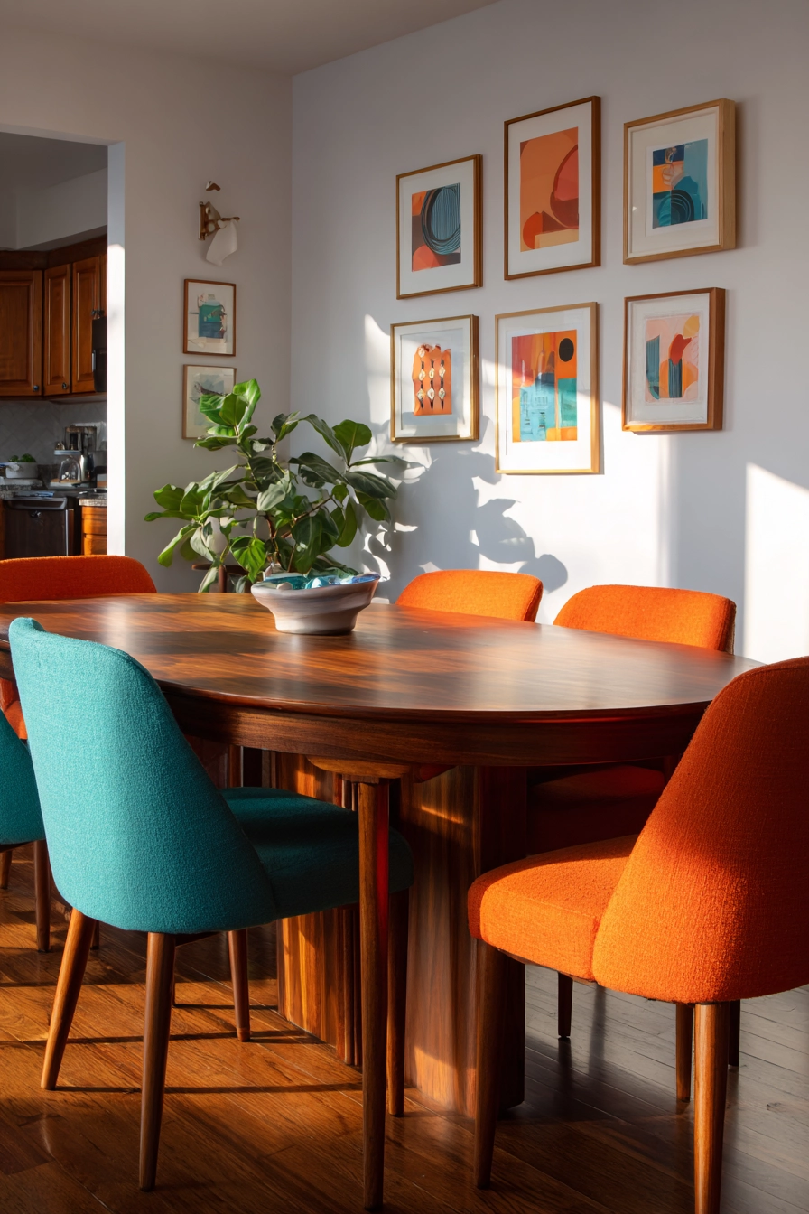 oval dining room table 16