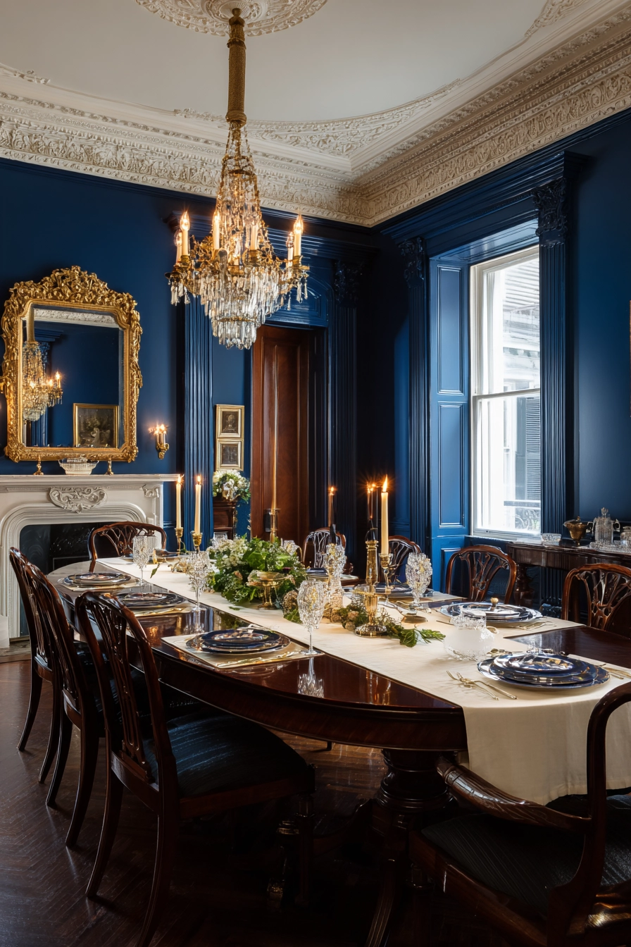 oval dining room table 26