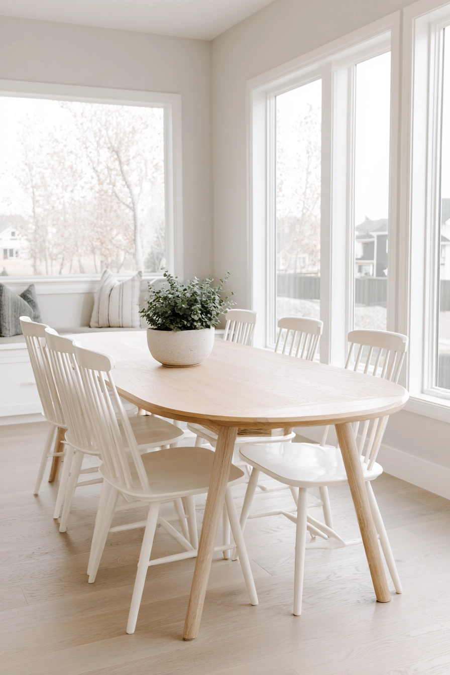 oval dining room table 34