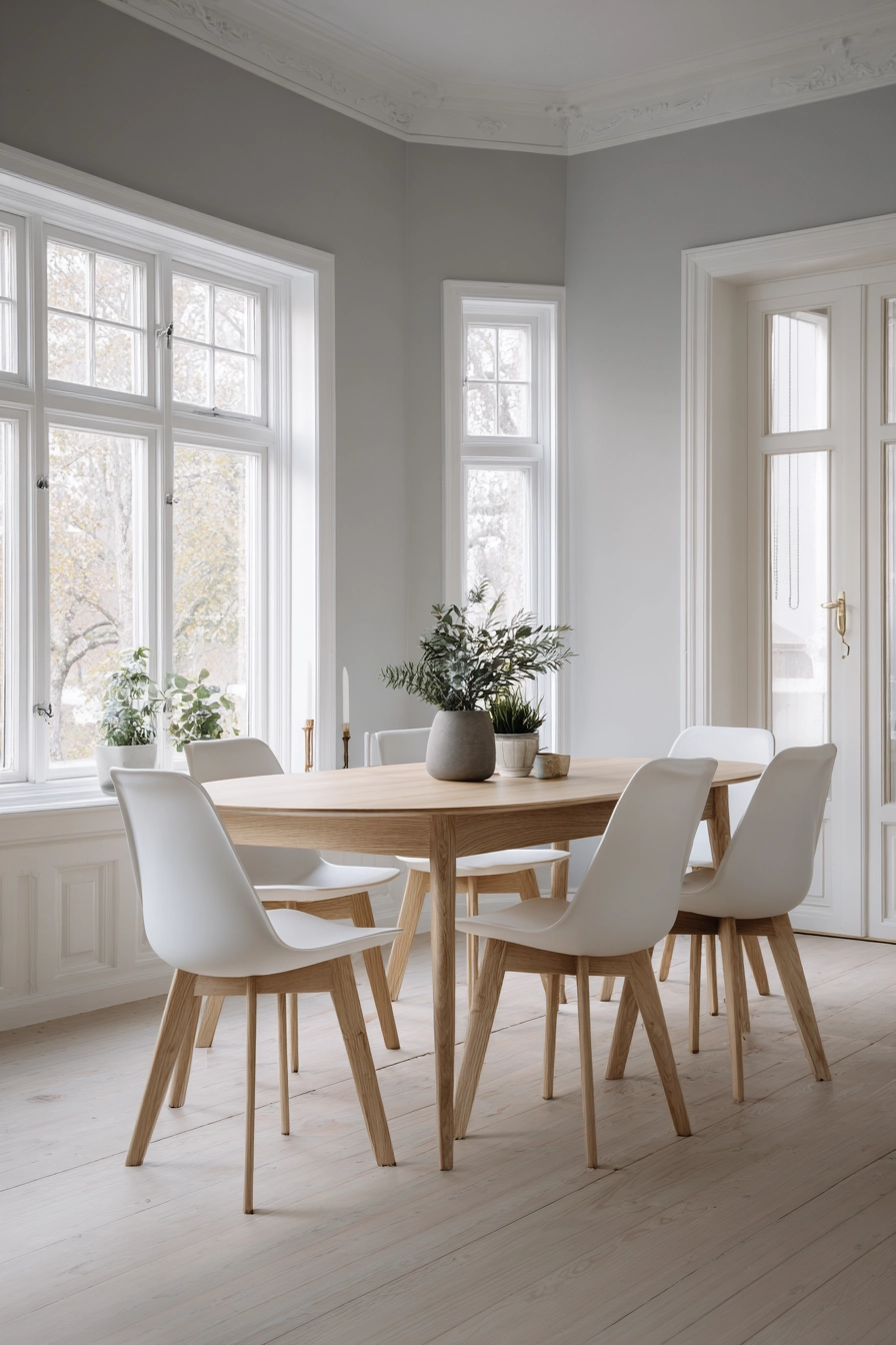 oval dining room table 35