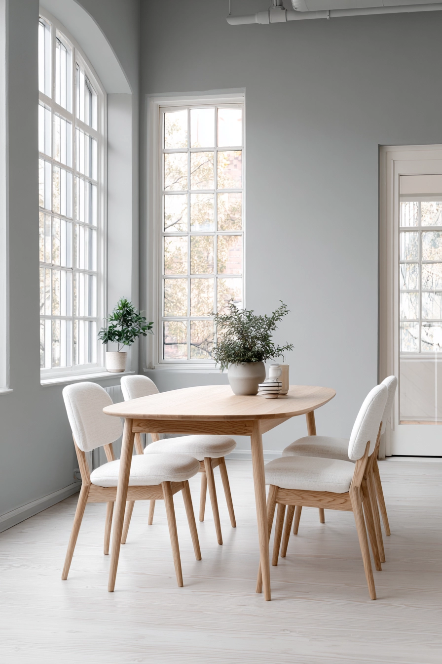 oval dining room table 36