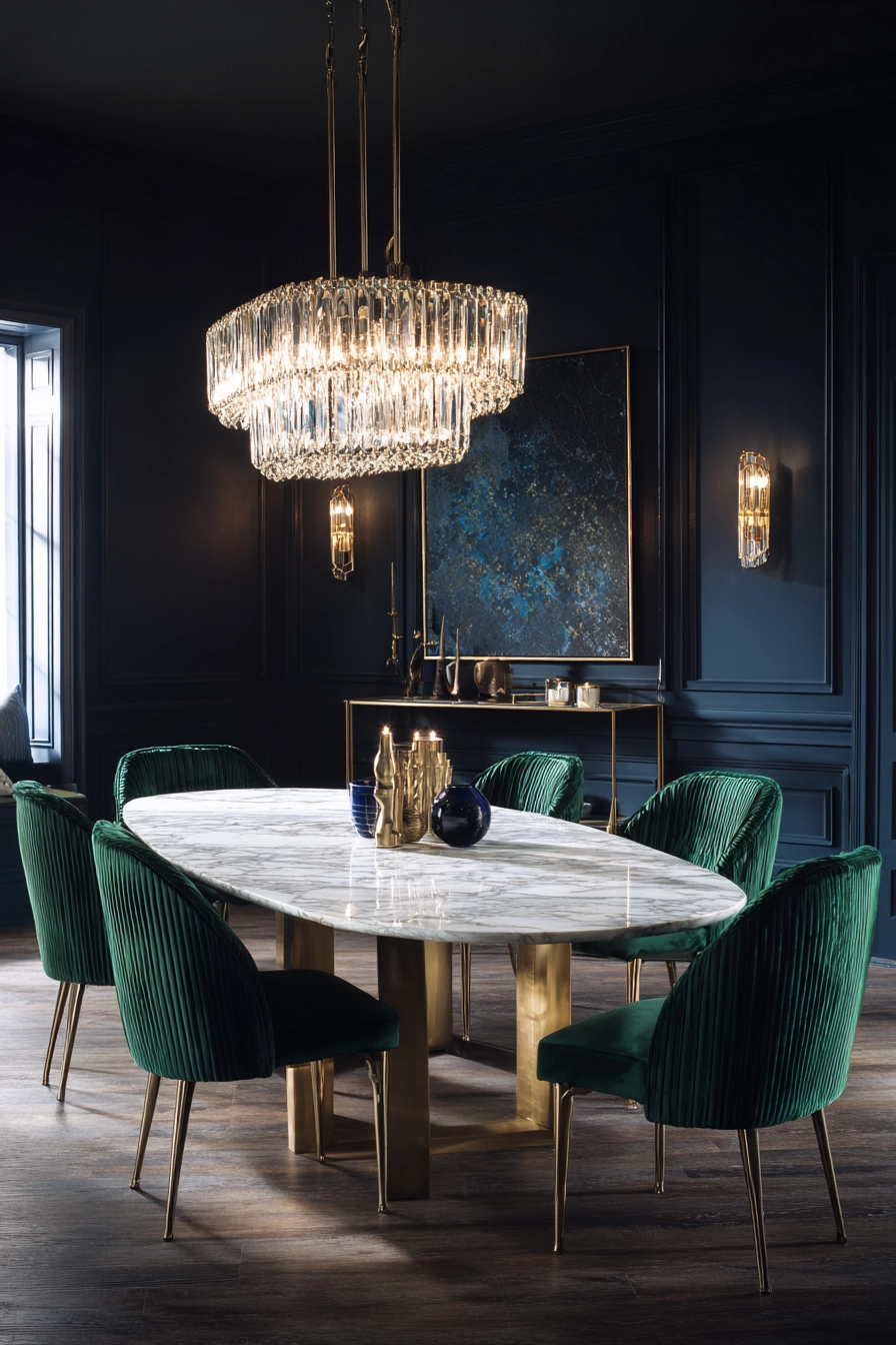 oval dining room table 37