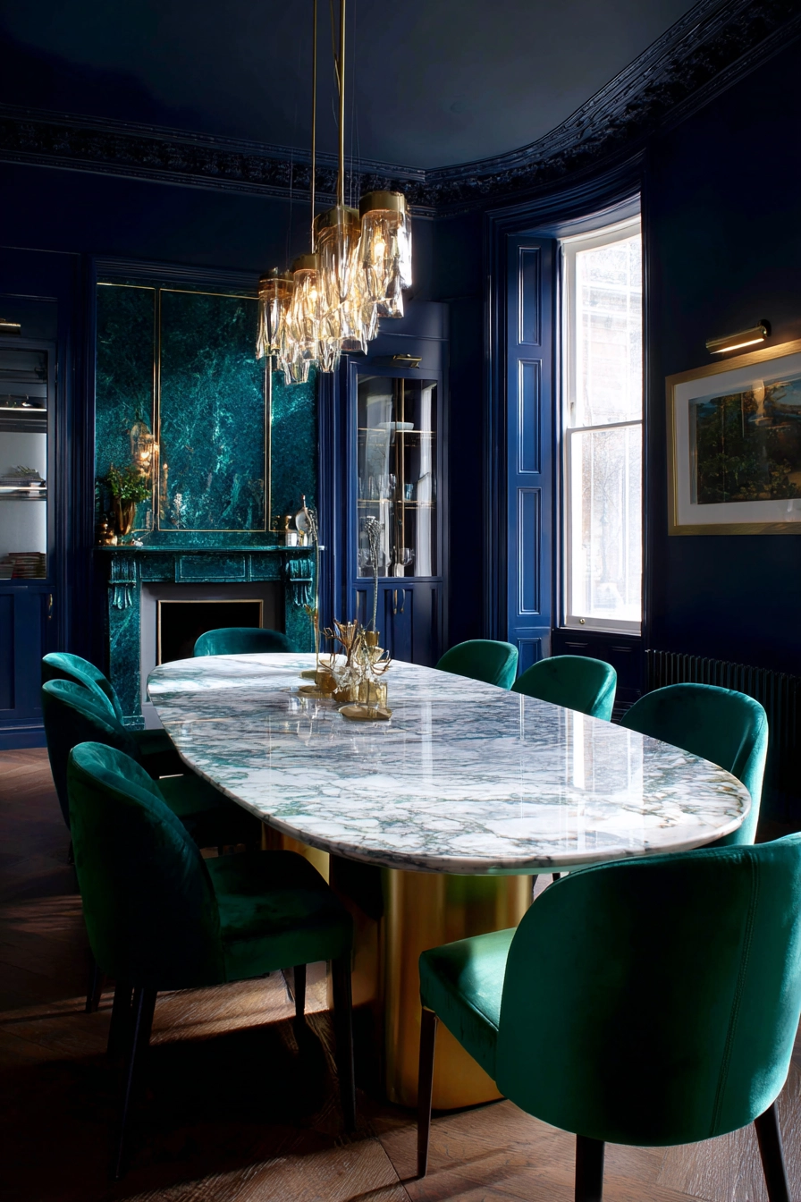 oval dining room table 38