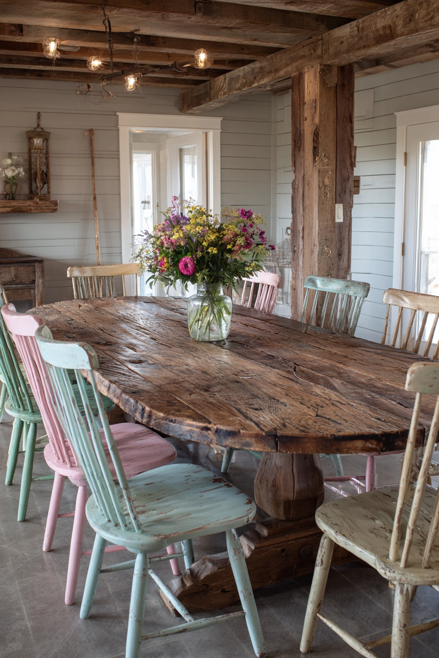 oval dining room table 5