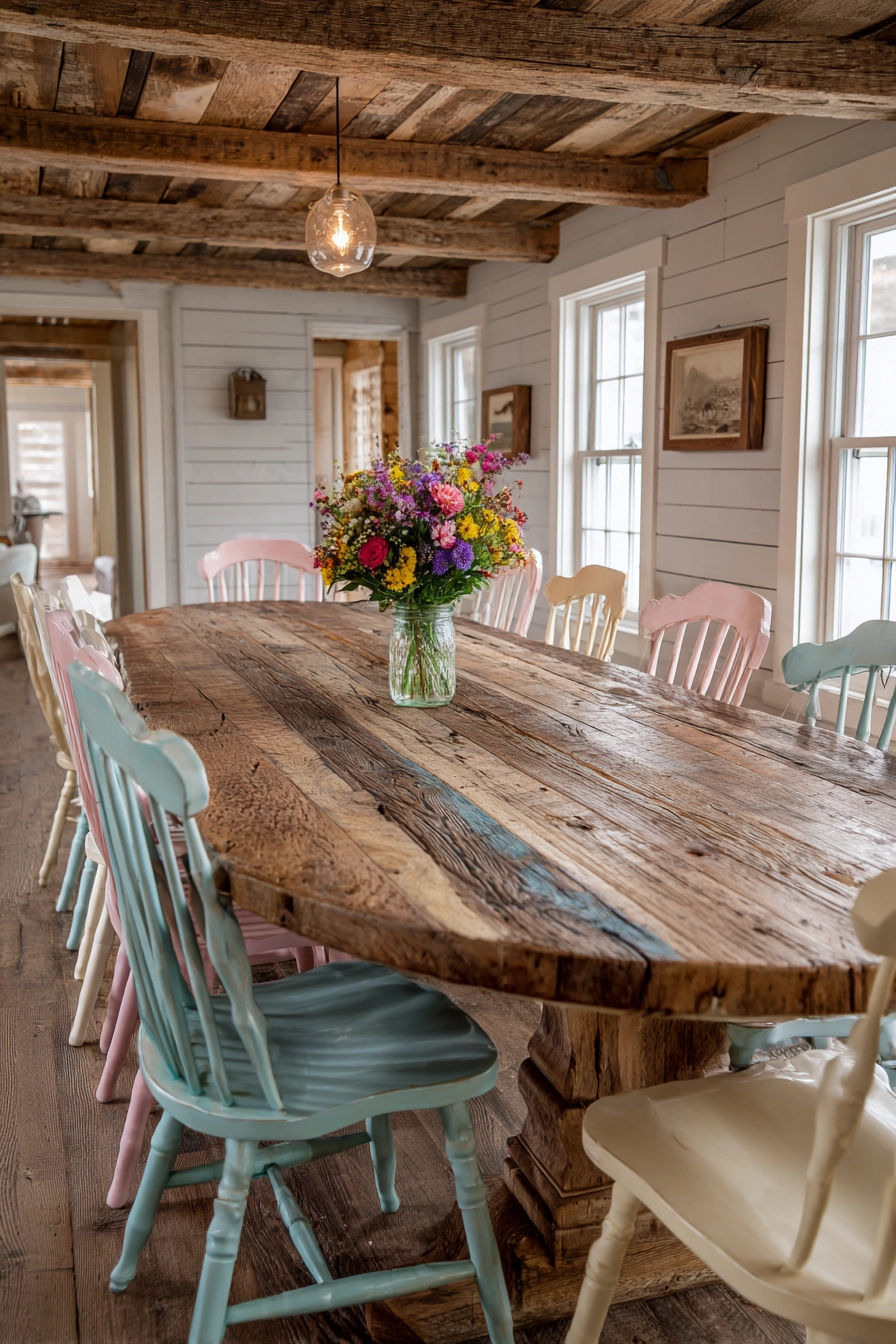 oval dining room table 6