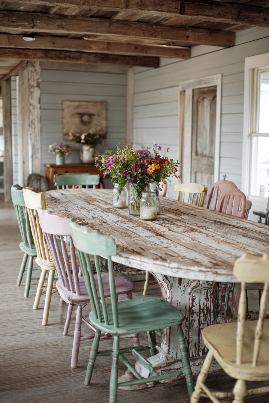 oval dining room table 7