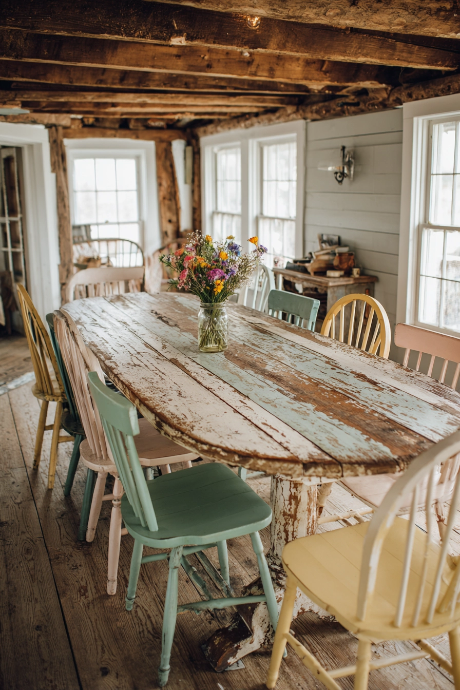 oval dining room table 8
