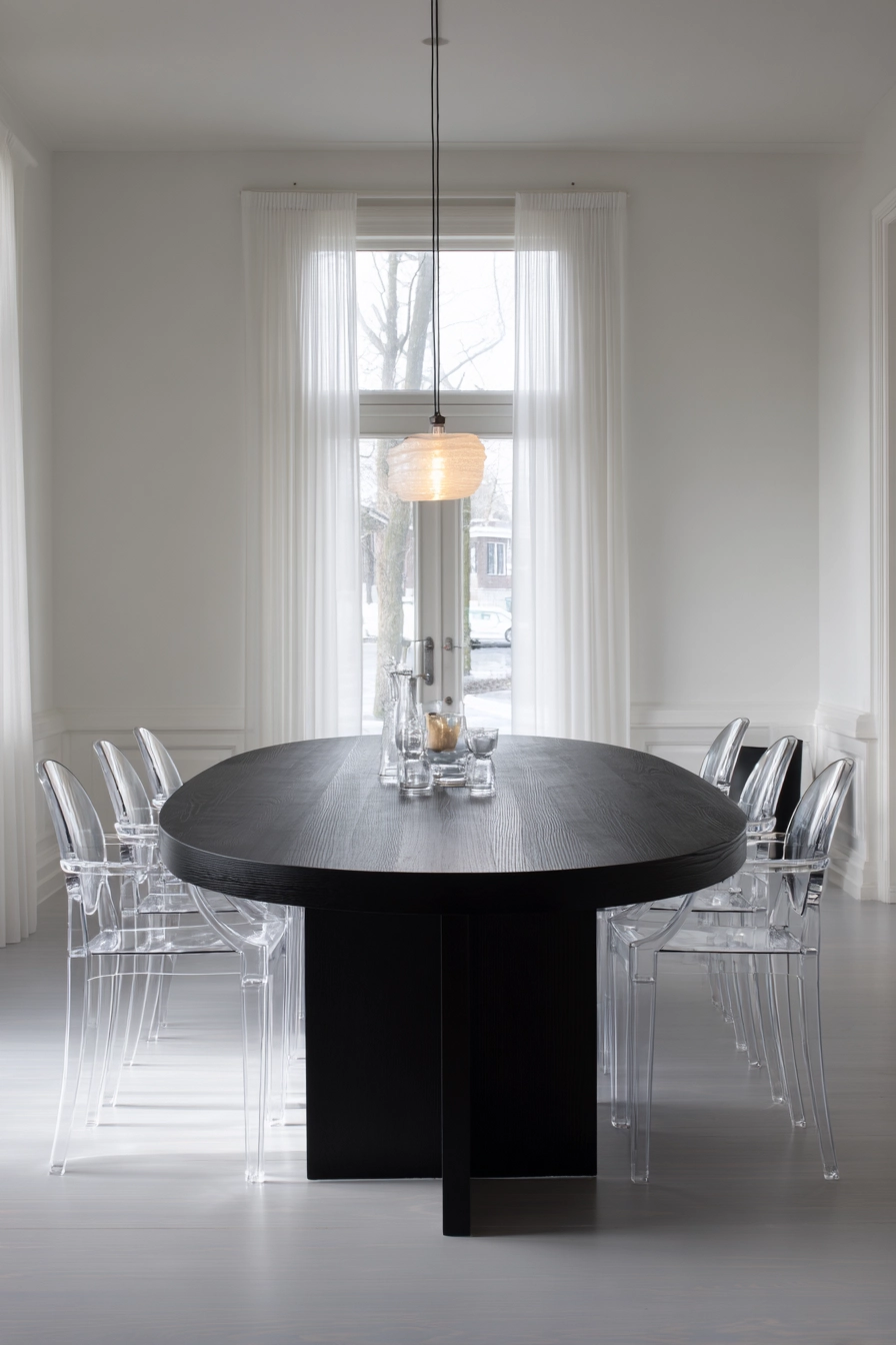 oval dining room table 9