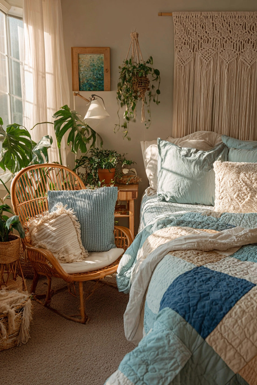 pale blue bedroom 23