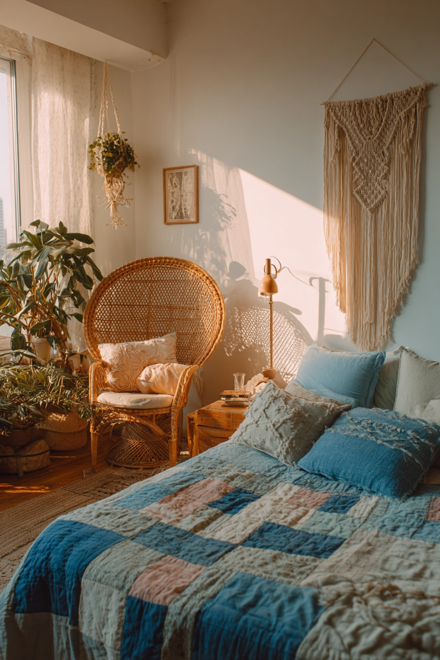 pale blue bedroom 24