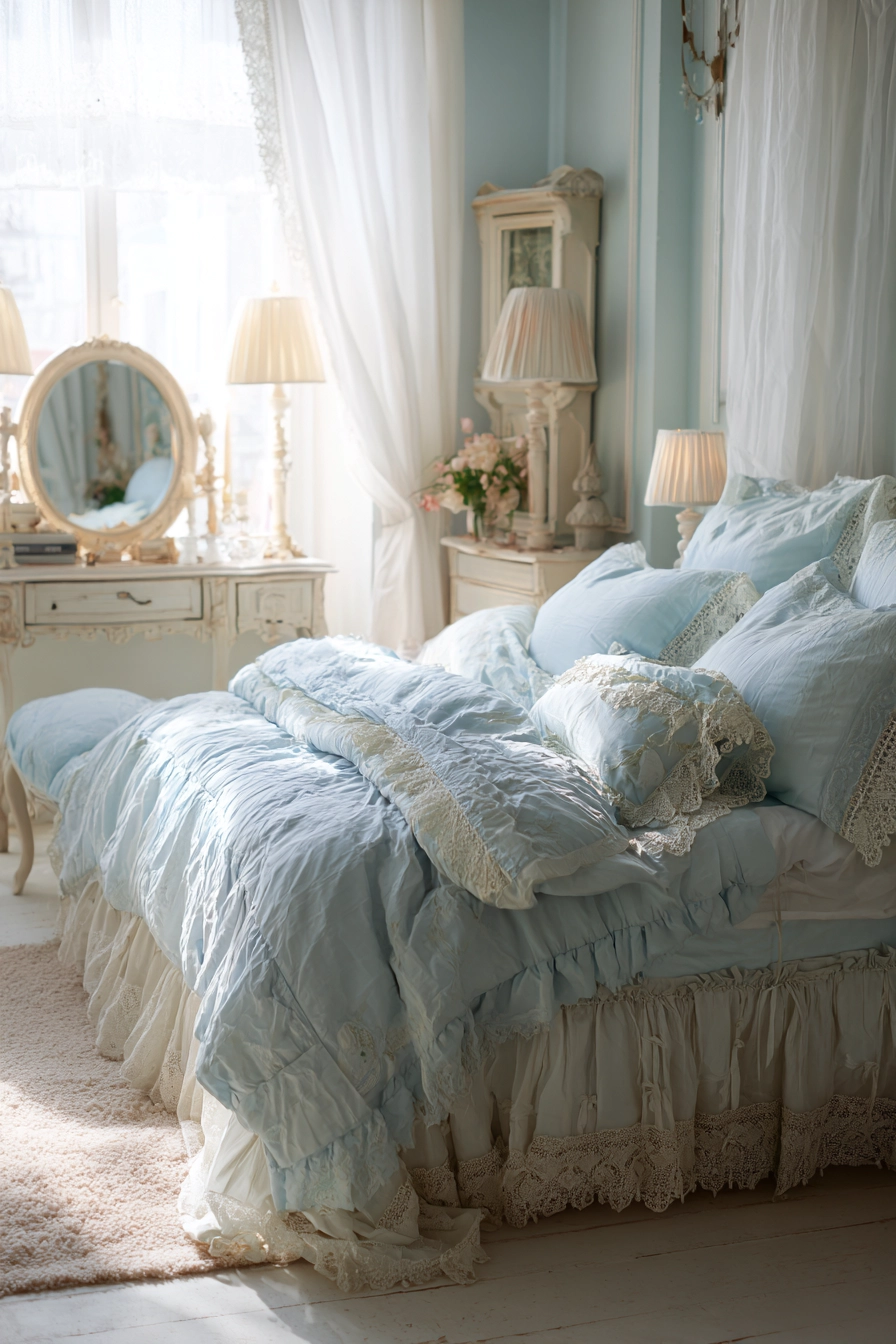 pale blue bedroom 30
