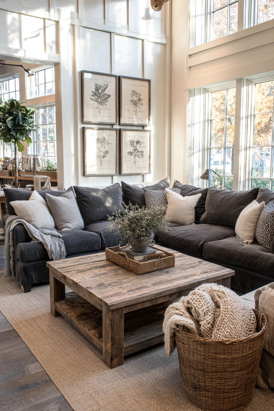 pottery barn living room ideas 9