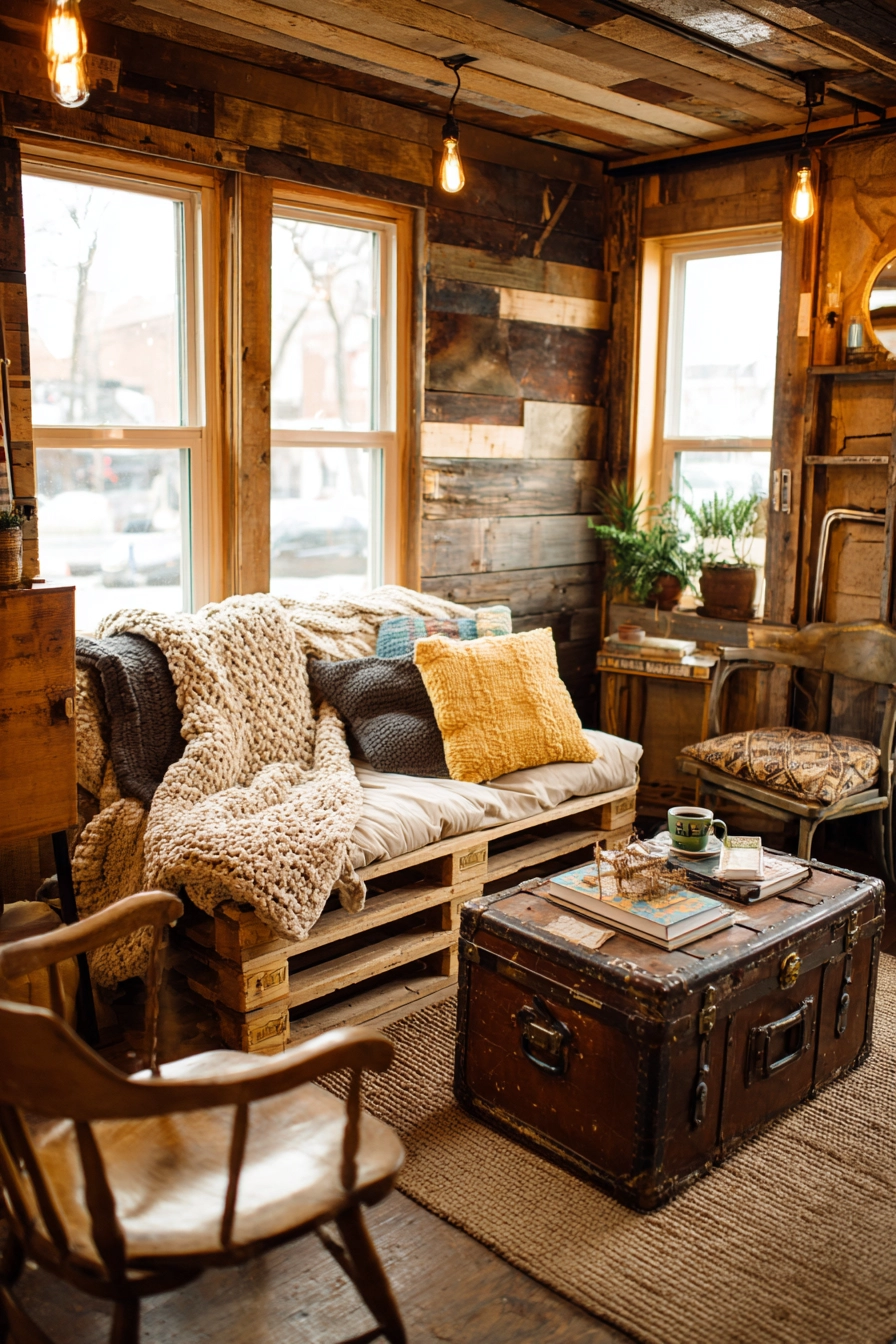 rustic living room ideas 10