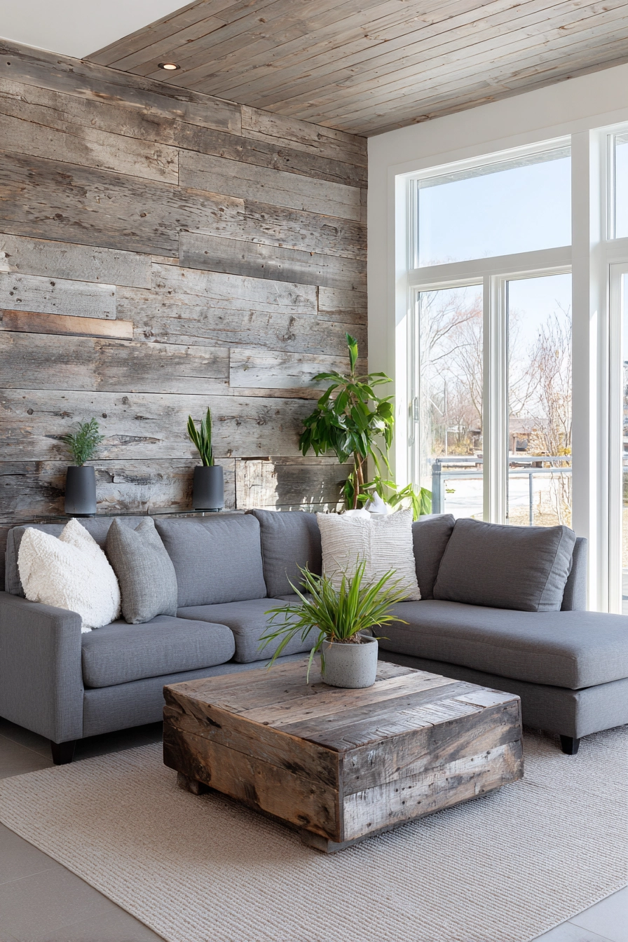 rustic living room ideas 21