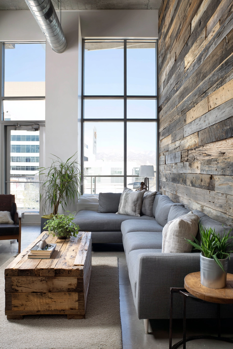 rustic living room ideas 23